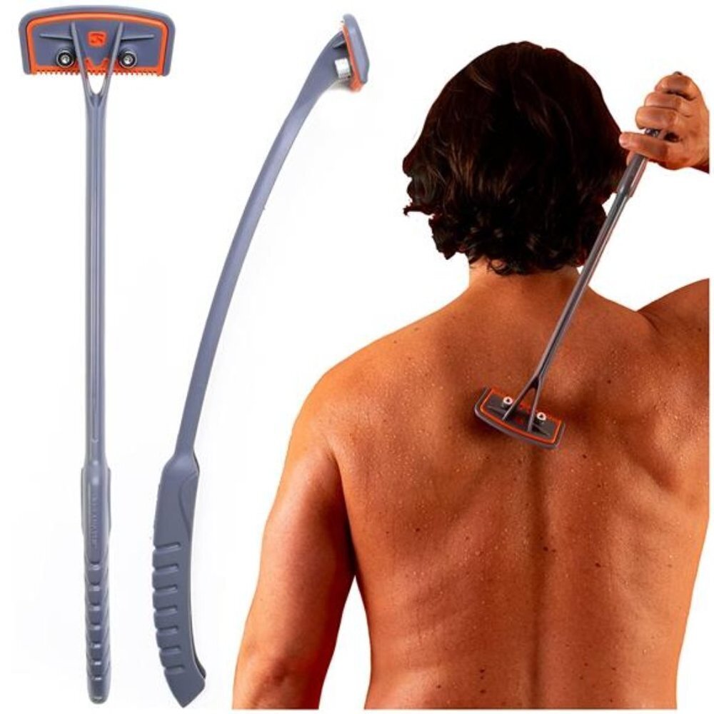 Back Hair Trimmer for Men | Long Handle Body Shaver